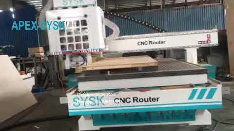 1325 ATC 4Axis Drilling Head Door Cnc Router for side slot milling, drilling, cutting and keyholes