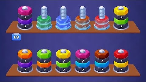 Sort Works: Nuts & Order - Levels 61-70