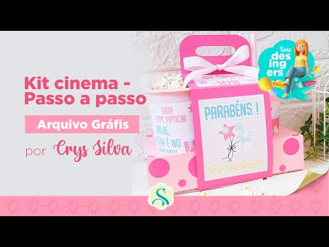 Como fazer um kit festa no cinema | PAP + Arquivo Grátis