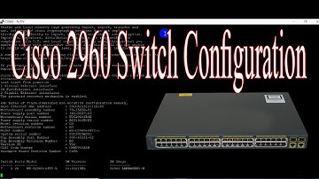 Cisco 2960 Switch Configuration Commands step by step