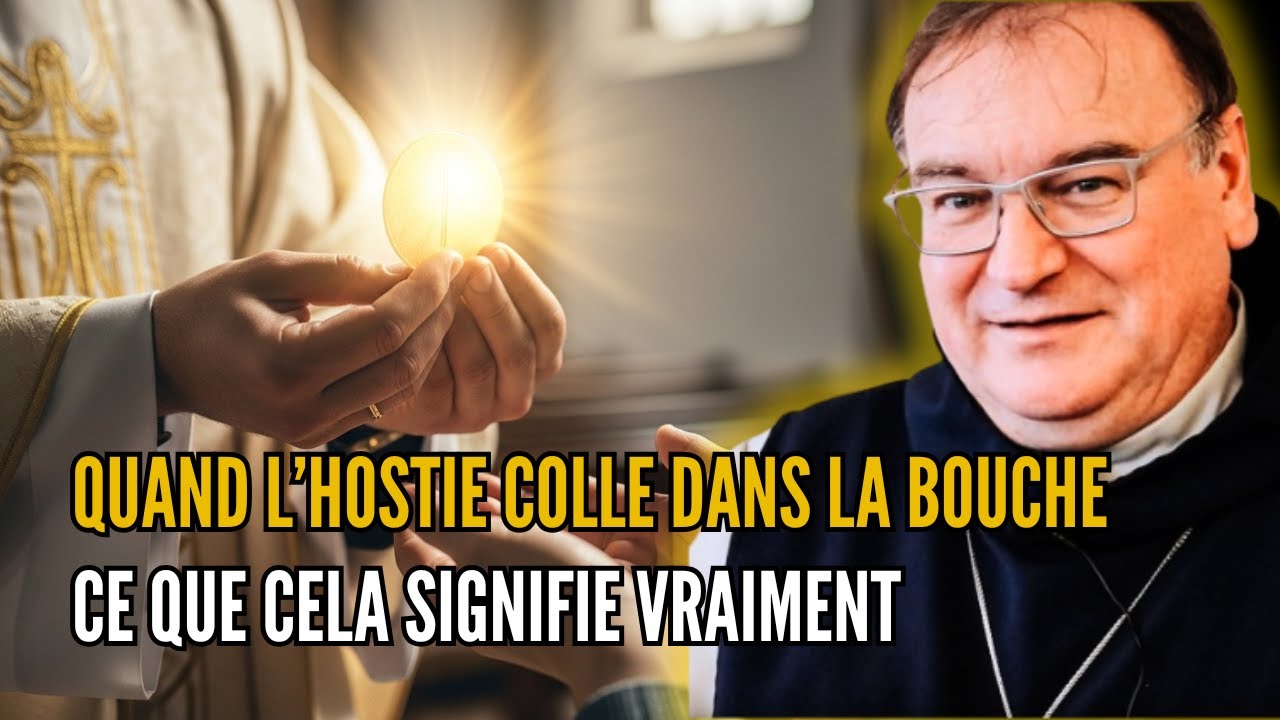 Un prêtre révèle : les SECRETS derrière l’hostie eucharistique qui colle dans la bouche
