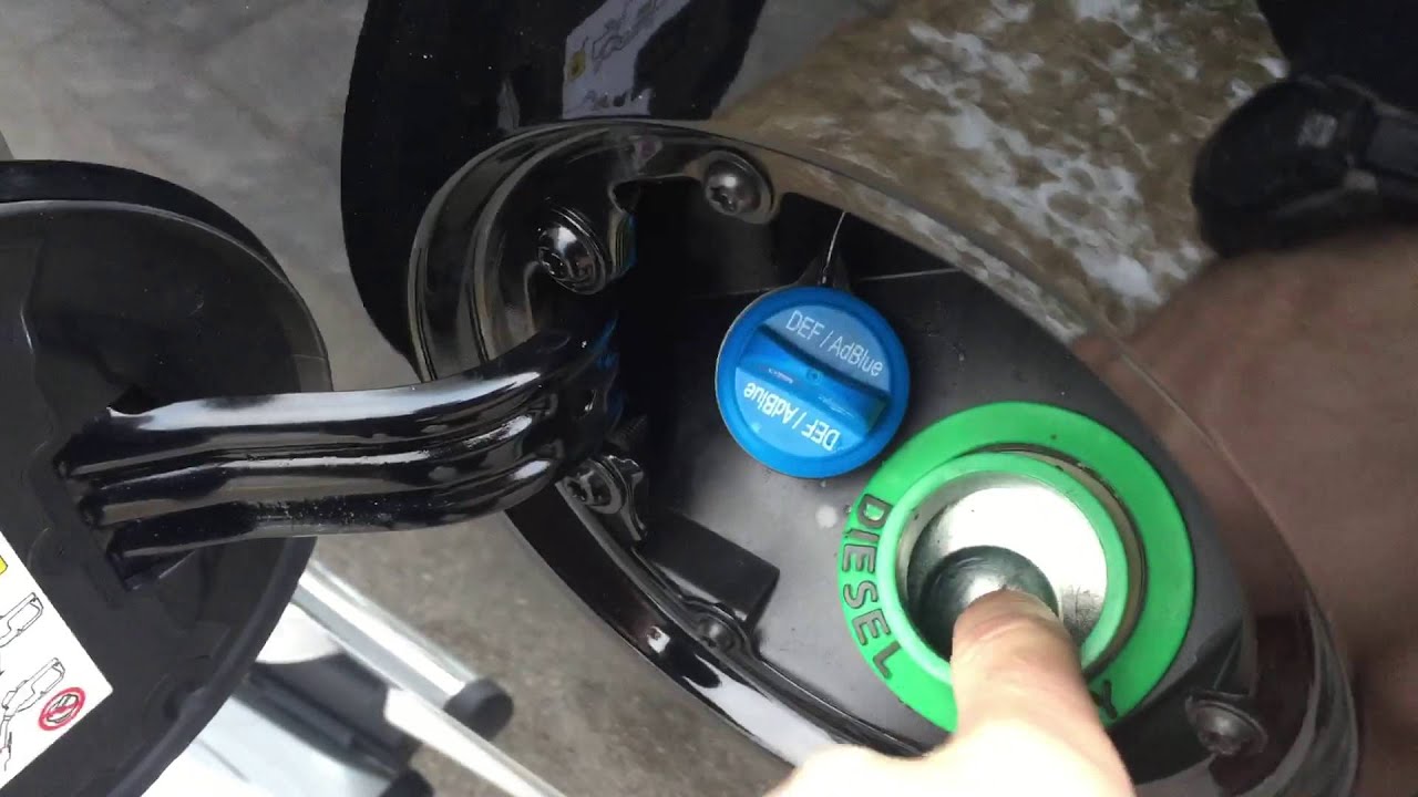 Ecodiesel stuck fuel flap YouTube