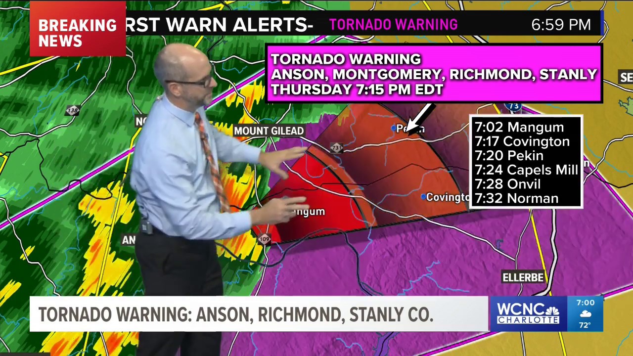 LIVE: Tornado Warnings issued across Triad counties