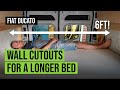 WALL CUTOUTS for a 6FT CAMPERVAN BED! | Fiat Ducato | UK Self-Build Campervan Conversion