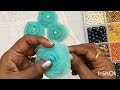 How to make rose flower in net cloth