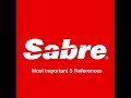 Sabre Training - Most important 5 References #TravelAgentTraining #SabreGDS
