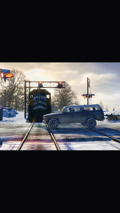 Train Crash with Car - GTA 5