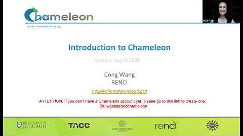 [DEPRECATED] Intro to Chameleon presented by Cong Wang | Aug. 25, 2020