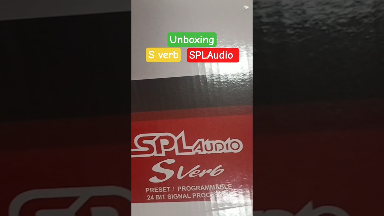 UNBOXING effect SVerb by SPL Audio 