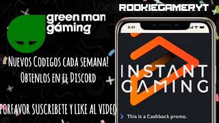 GreenManGaming codigos descuento 2026