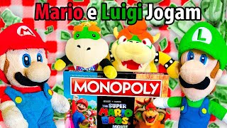 Mario e Luigi jogam MONOPOLY! 🤪 - CMB em Português