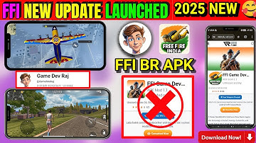 FFI New Battle Royale 2025🔥 | Free Fire India Download Link | FFI Game Dev Raj New Update 🤩 DOWNLOAD
