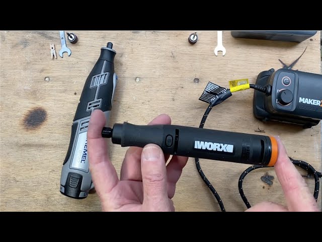 Comparing the Dremel to the MakerX® Rotary Tool class=