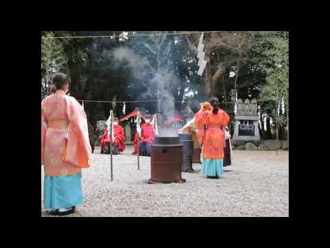 不乗森神社愛知県安城市）湯立神事