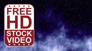 Free Stock Videos – visual effects snow falling on black background with ground fog 3D animation