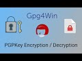 How to create pgp encryption key on windows