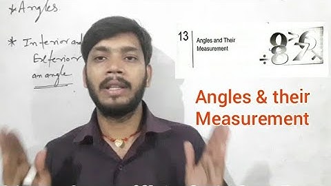 Maths for class 6th||Ch-13 Angles and their Measurement|| Part-01
