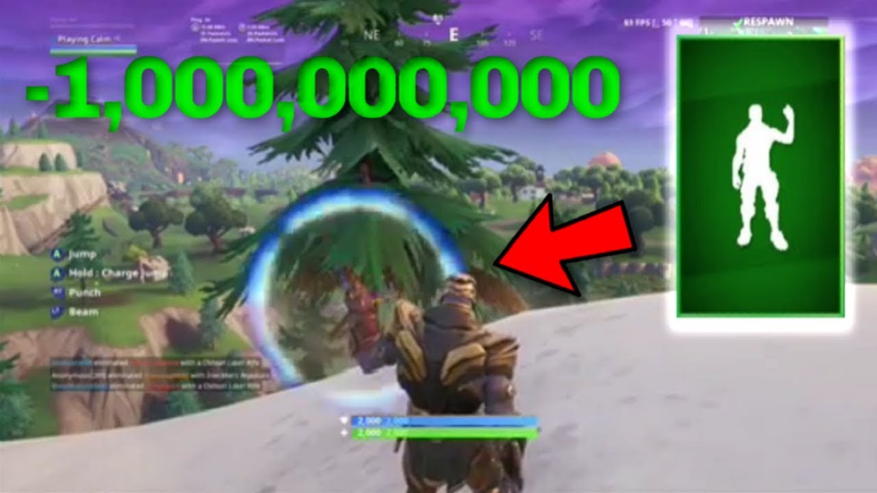 This is what happened if u "Snapped" while using THANOS - Fortnite Funny Moments