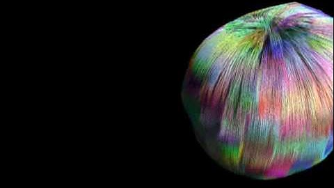 "Static" Shader In Color Applied to Hair in Carrara 7