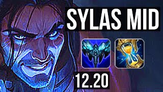 SYLAS vs AKALI (MID) | 7/0/7, 66% winrate, Godlike, 400  games | KR Master | 12.20