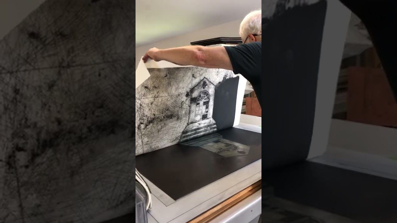 Printing Collagraph VI State II