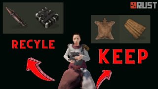 WHAT SHOULD YOU RECYCLE - RUST