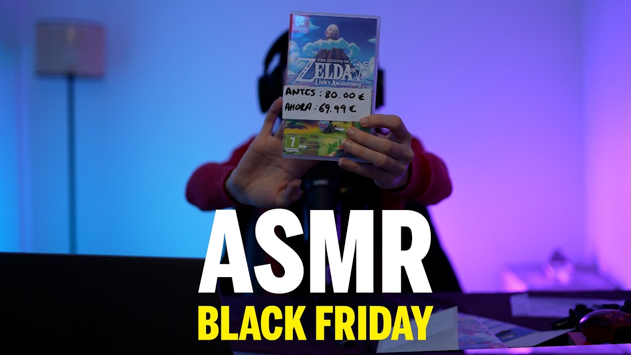 🎮 ASMR en ESPAÑOL ROLEPLAY ¡BLACK FRIDAY en mi Tienda de VIDEOJUEGOS ✨ ASMR para Dormir 😴