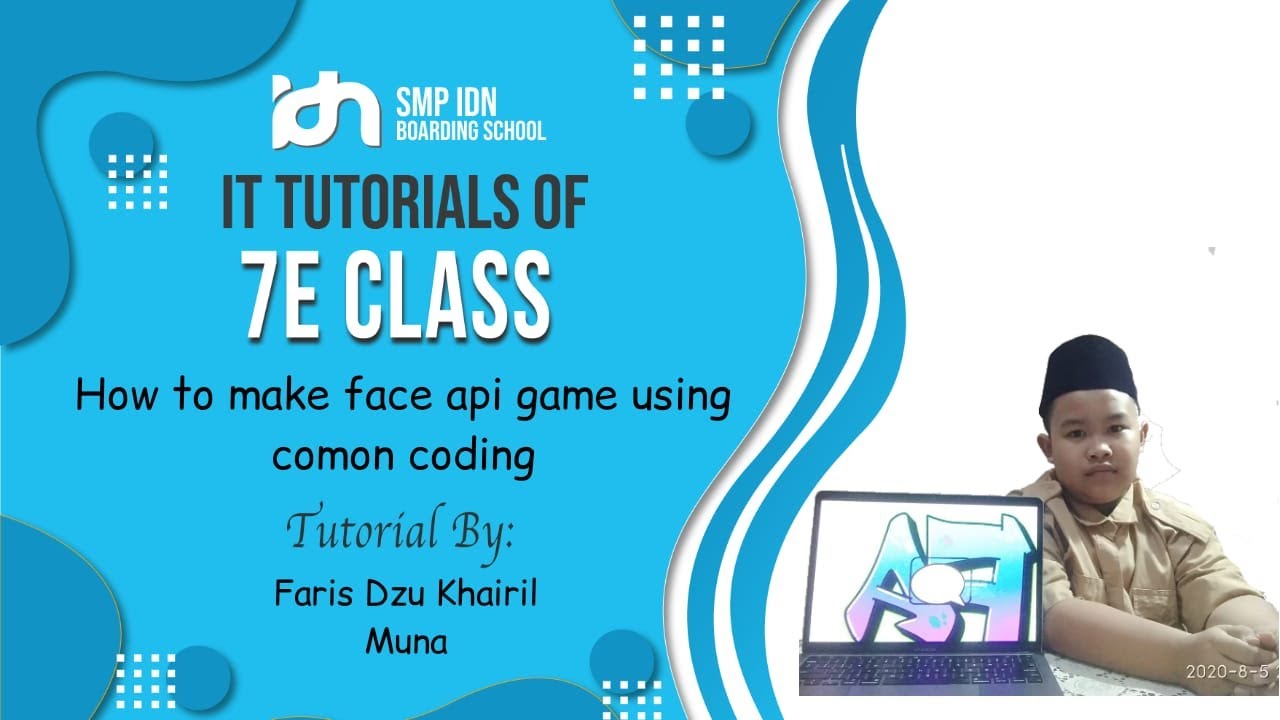 How to make face api game using comon coding - YouTube