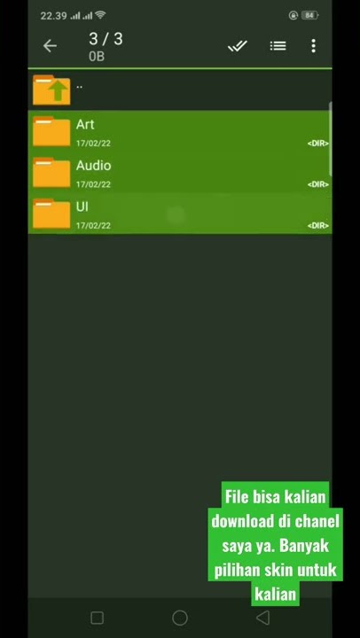 cara memasang script skin Mobile legend