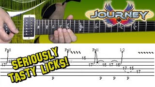 Journey  Stone In Love  Guitar Lesson solos 1 And 2 With Tabs