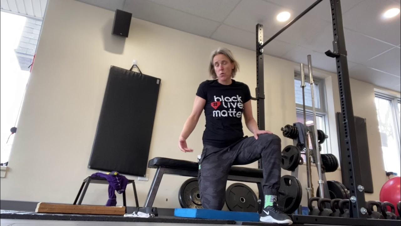 Hamstring cramp w/ quad stretch YouTube