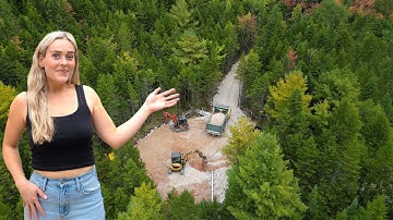 Building a Shipping Container Workshop! Installing Gravel Pad Ep. 1