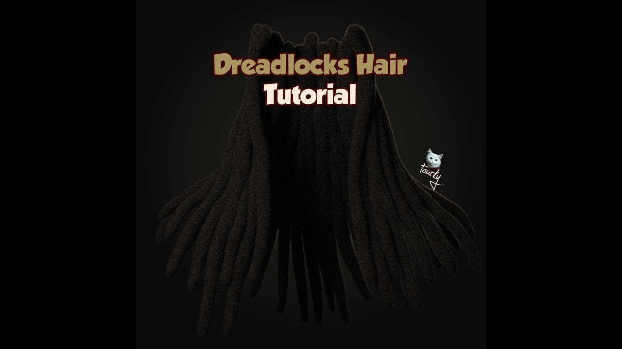 create hair dreads in zbrush
