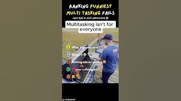 Ranking Funniest Multitasking Fails 🤣