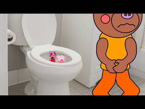 Peppa and Roblox Piggy Funny Animation