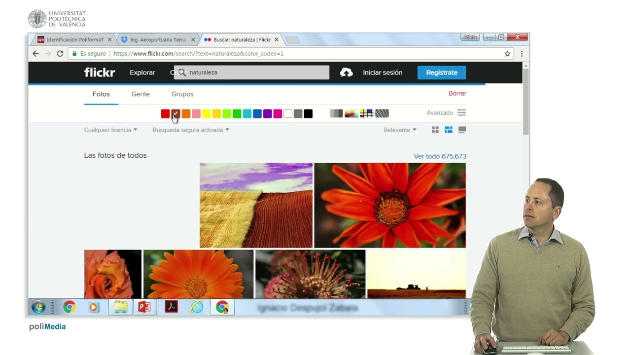 3.5 Internet Information Search. Finding Images on Flickr | 20/97 | UPV
