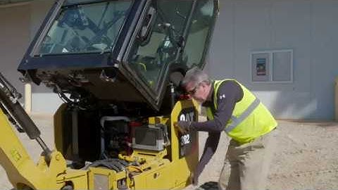 Tilt Up Cab on the Cat® Next Generation 1-2 Ton Mini Excavators