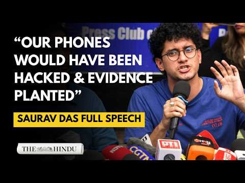 CJP Saurav das full speech: "Police came like a Mafia don; We were abducted"