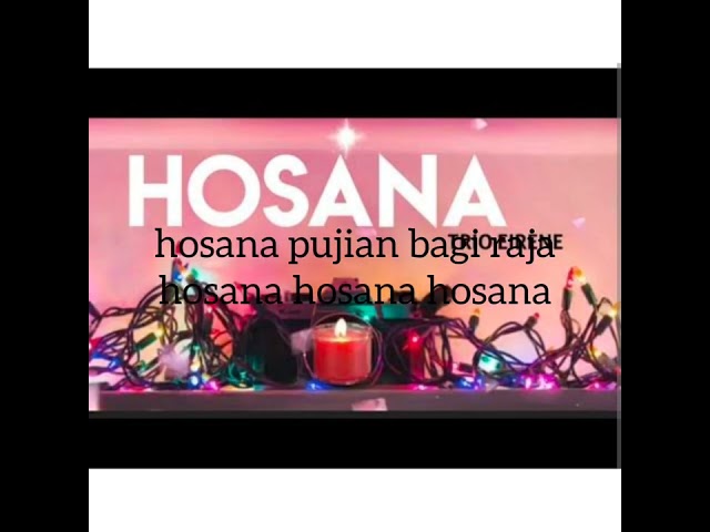 Hosana - Trio Eirene (Karaoke Version) || Lagu Natal class=