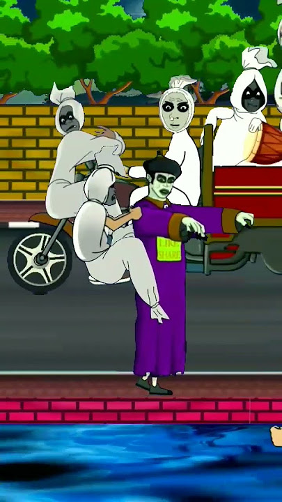 Biri Biri Saya Dah Hilang !!! Animasi Pocong Upin ipin Hadroh #shorts