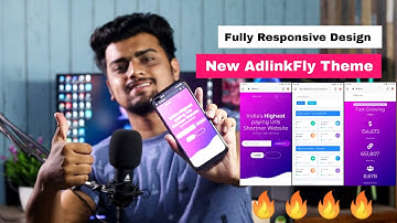 New AdLinkFly Theme | Fully Responsive Design Theme For Url Shortner Website | Pink &  Blue CSS
