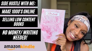 Make 1000s online NO money or writing required // Legit Side Hustles // Amazon KDP + Bookbolt