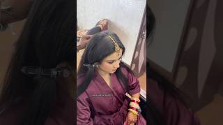 Maang tika lgana sikhen 🥰 #jazzsarahairacademy #shortvideo #hairstyle #shorts