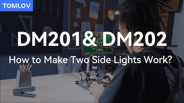 How to Make Two Side Lights Work for TOMLOV DM201 Pro/DM202/DM201 Max/DM202 Max/DM201M/DM202M?