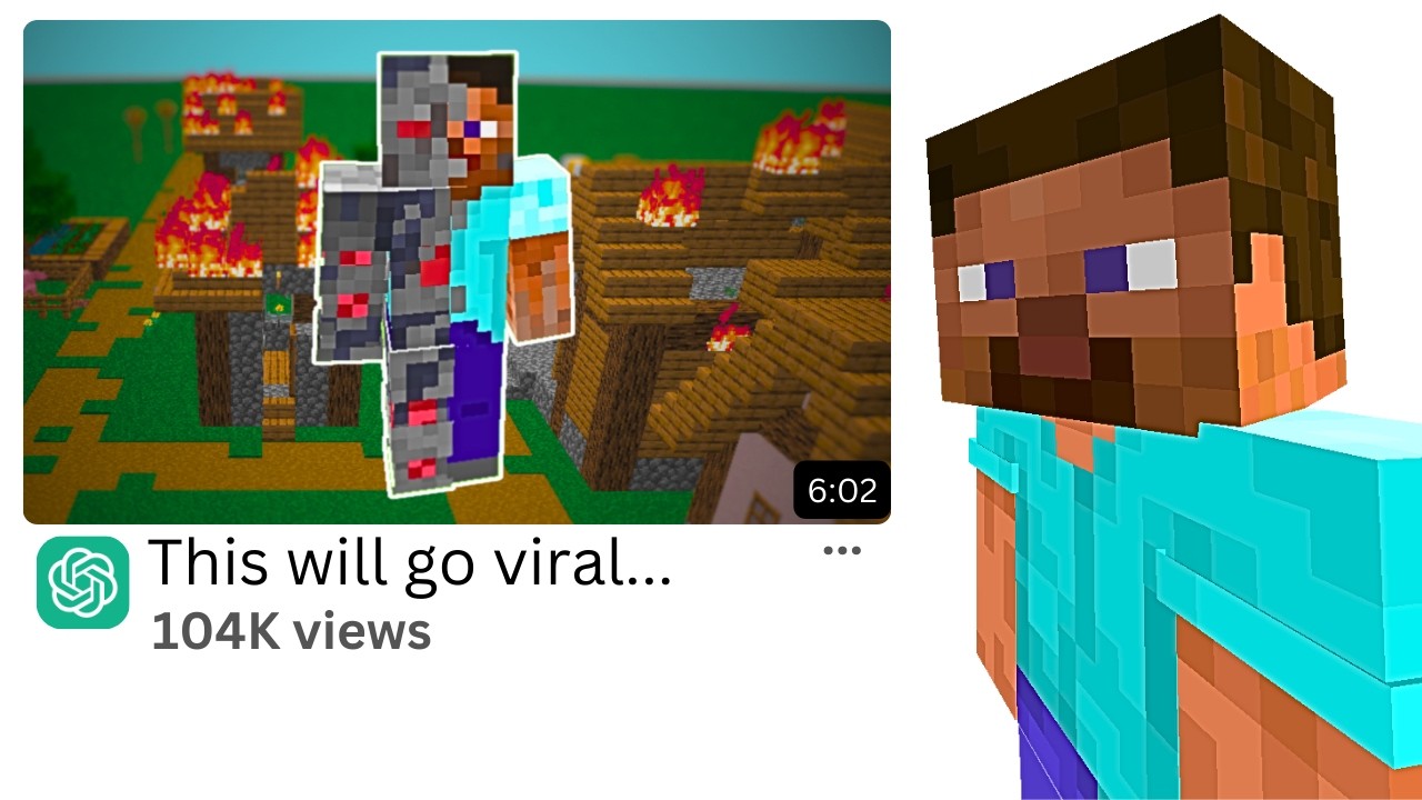 I Asked AI To Make a Viral Minecraft Video - YouTube