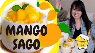 How to make SILKY MANGO SAGO COCONUT TRIFECTA recipe by Amy Lam 2,466 views 3 years ago 3 minutes, 21 seconds