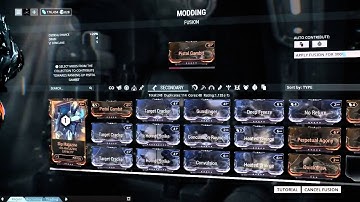 Two Minute Tutorial (Warframe) - Mod Fusion