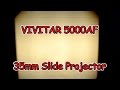 VIVITAR 5000AF 35mm Slide Projector  eBay listing DEMO