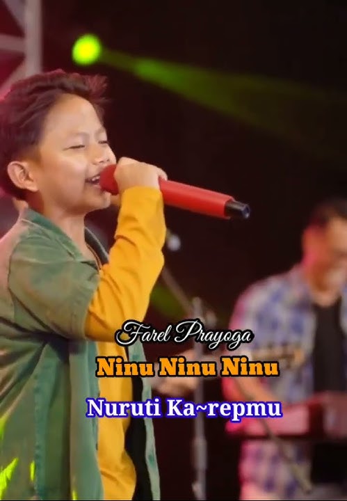 Farel Prayoga - Aku Dudu Spek Idamanmu | Ninu Ninu Ninu #shorts #farelprayoga #viral
