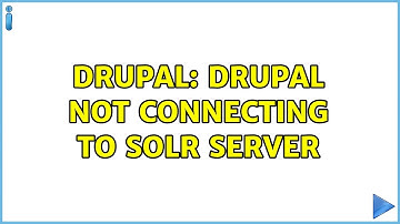 Drupal: Drupal not connecting to Solr Server (2 Solutions!!)